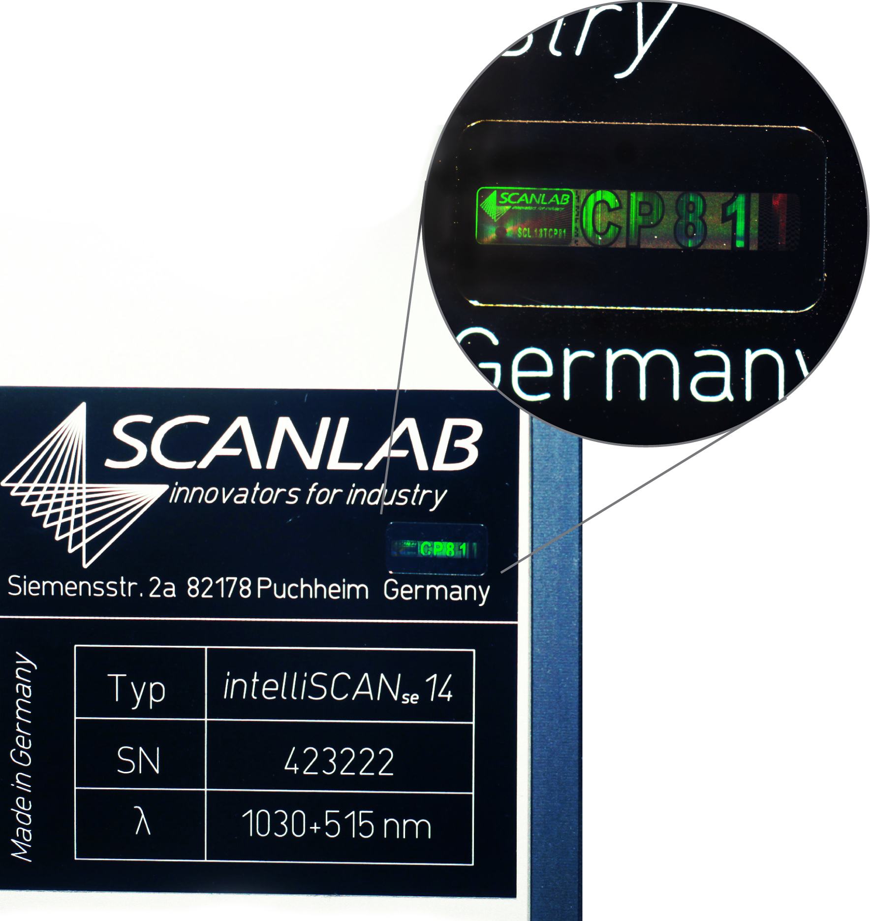 Kopierschutz Scan-System